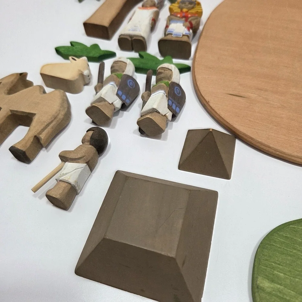 Vintage Woodland Fantasies Ancient‎ Egypt set Egyptian Pyramid (Incomplete)